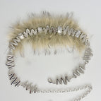 Shiny furry waist chain
