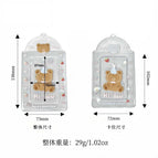 Strawberry bear transparent card holder [card holder only]