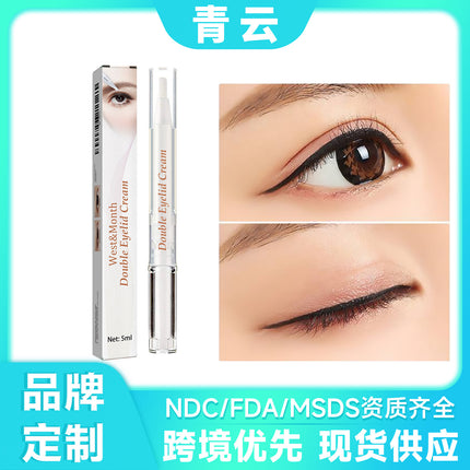 West Month Double Eyelid Styling Cream Long-Lasting Makeup Beautiful Eyes Natural Fit Invisible Styling Cream