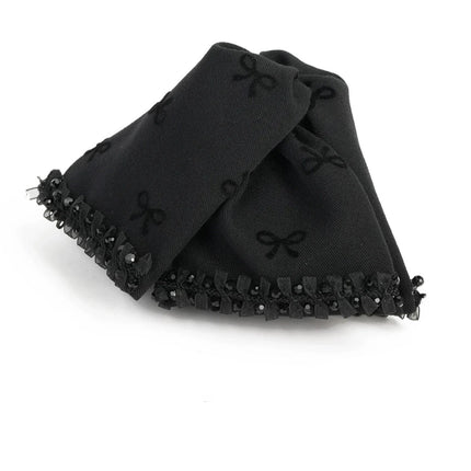 New College Style Triangle Clip with Contrasting Polka Dots and High-End Shark Clip for Hairpin Head Accessories on the Back of the Head