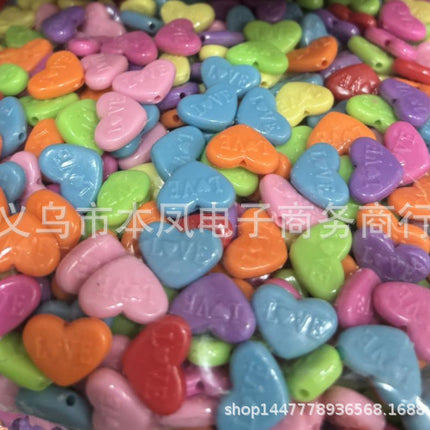 solid color color beads diy bracelet string loose beads material children beaded handmade keychain jewelry accessories