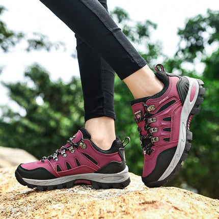 Outdoor Foreign Trade plus size Couple's Low-top Outdoor Hiking Shoes Autumn and Winter Fashion Men's and Women's Fashion Travel Shoes