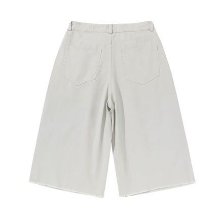 2025 New Versatile Solid Color Casual Cropped Pants