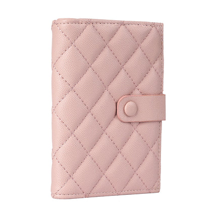 Travel Passport Holder Storage Bag, Classy Small Fragrance Style, Can Hold Wallet, Card Holder, All-In-One Passport, Good-Looking Female Multi-Function