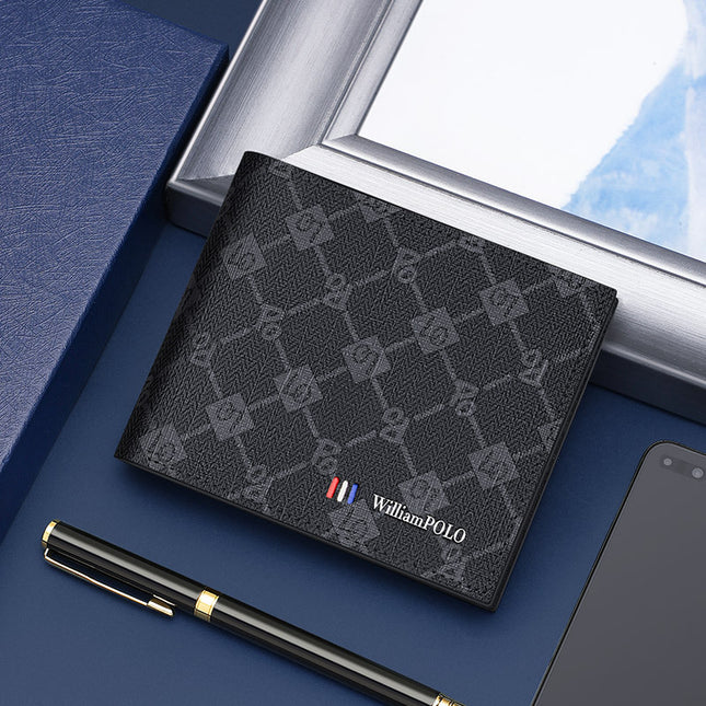 Emperor Paul Wallet Men's Trendy Brand Thin Wallet Anti-Theft Casual Men's Short Wallet Card Holder Coin Purse Wholesale