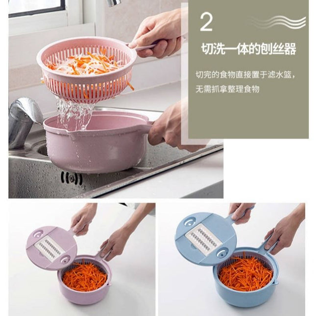 Multi-functional vegetable cutter flapper potato silk artifact coarse silk household grater does not hurt hands wipers slicer
