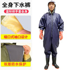 Blue Knit Gloves Full Body / 36