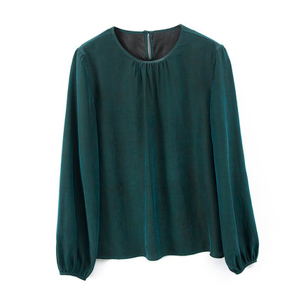 Double-Face Double-Wearing 30-Mm Rejuvenated Satin Xiangyun Yarn Top 100 Mulberry Silk Pants
