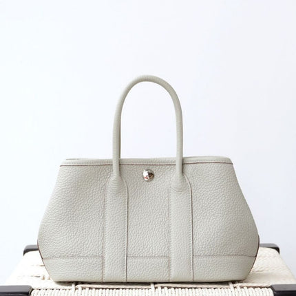 Handmade Waxed Thread 23Mini Garden Bag Ntogo First-Layer Cowhide Fashion Handbag High-End Feel Hand-Held Shoulder Bag