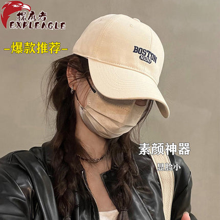 Spring 2025 New Baseball Cap Men's Trendy Embroidery Couple Casual Easiest for Match Letter Autumn Peaked Cap Sun Hat
