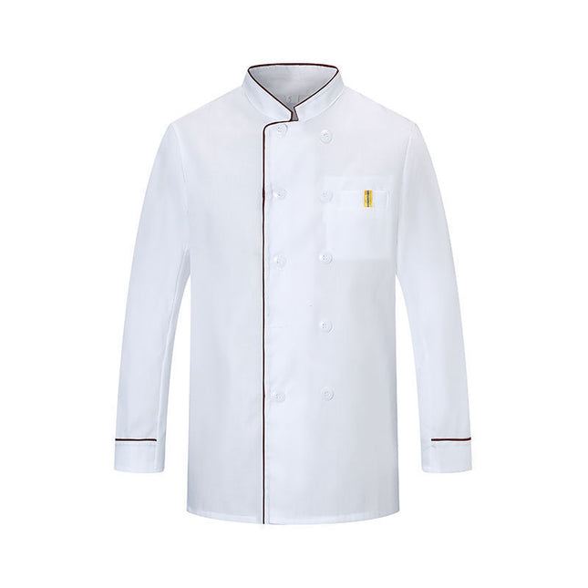 Chef's Work Clothes Men's Long Sleeve Chef's Clothes Back Kitchen Clothes Catering Restaurant Hotel Work Clothes Canteen Chef's Clothes