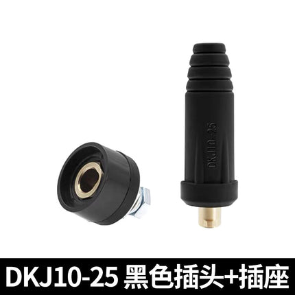 Welding Machine Quick Connector Dkj25-35-50-70 Square All-Copper European Quick-Plug Welding Head Cable Connector