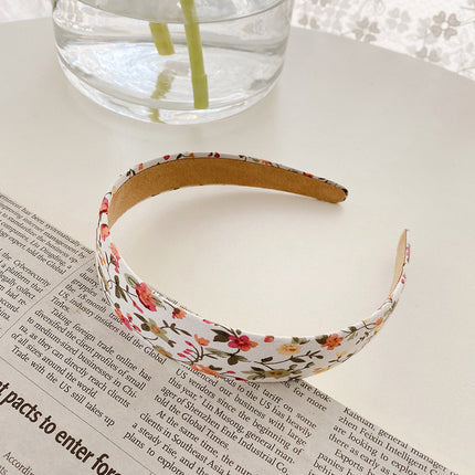 Internet Red Square Explosions Contrast Braid Head Band Wide Edge Non-Slip High-Level Hair Band 2023 New Style Hair Card for Women