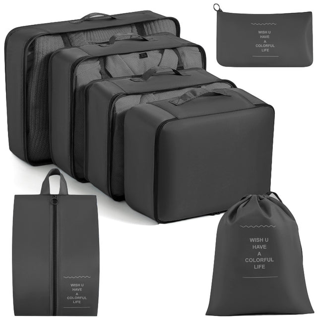 Travel Twill Storage Bag, Seven-Piece Set, Eight-Piece Set, Nine-Piece Set, Clothing Sorting Bag, Travel Storage Bag