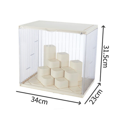 Bubble Mart Bubble Blind Box Storage Dustproof Display Box DIY Doll Figurine Storage Box Magnetic Assembly