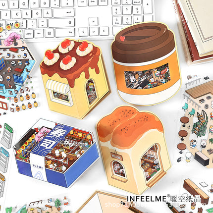 infeelme's Fifth Play 3d Landscape Sticker in Business Today Innovates Little Red Riding Book's New DIY Landscape House