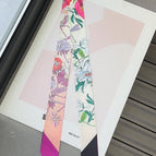 White pink flowers / 90cm