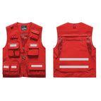 8898 red with reflective strips / 3XL