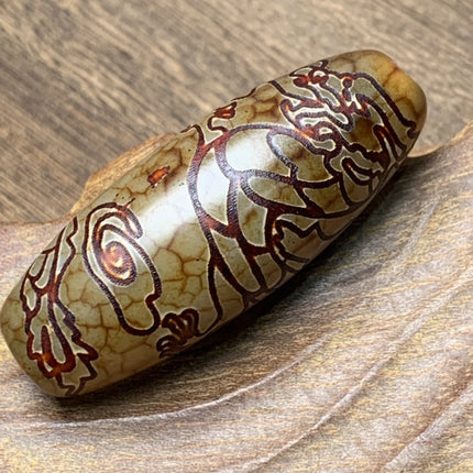 Wholesale High-Quality Xizang Dzi Beads, Old Agate Dragon Dzi Beads, Nine-Eye Dzi Beads, Xizang Agate Dzi Beads, Loose Bead Accessories