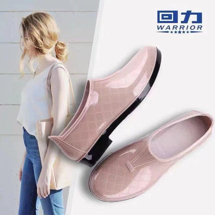 Huili low-top rain shoes women's 3133 low-barrel water shoes spring and autumn rain boots ingot shoes kitchen labor protection water boots rubber shoes wholesale