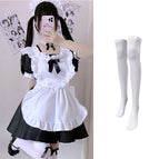 Black + white socks / S