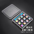 Twelve boxed ice clips-color