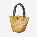 Yellow bag 26+11+10cm with (brown bracelet)
