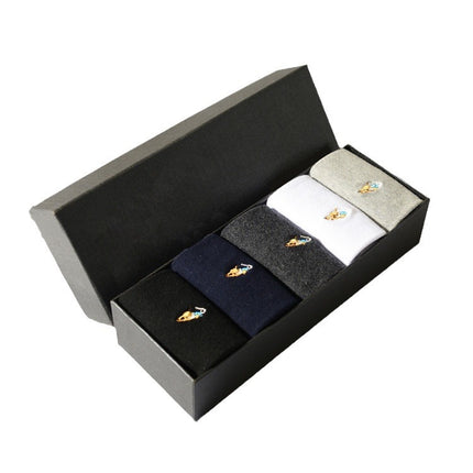 POLO socks men's cotton sweat-absorbent deodorant anti-pilling fashion gift box autumn and winter breathable sports business tube socks