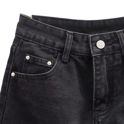Plus Size Women's Design Denim Skirt Summer New Pear-Shaped Figure Fat mm High Waist Slimming Look A-Line Skirt