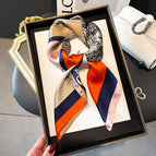 Color block horse blue and orange / 70*70