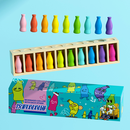 Simulation Fun Bottle Guessing Drink Matching Memory Tabletop Game Educational Children's Toy Popular Internet Sensation