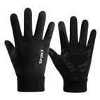Suede full finger [black] / One size fits all