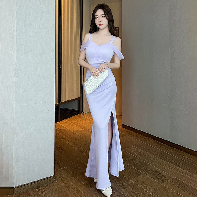 New Night Club Technician Work Clothes Foot Bath Bar Evening Dress Massage Health Preservation Slim Fit Fashion Elegant Sexy Dress