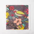 18*20cm / Four birds (flower and bird series)