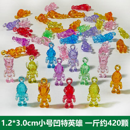 Cartoon Doll Puppy Children's Gem Toy Handmade Creative Jewelry Ornaments Kindergarten Gift Doll Machine Accessories