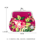 Medium 8cm lined rose red rose bag