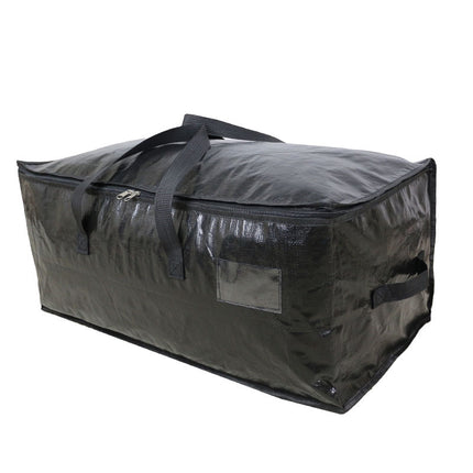 Cross-border pe portable transparent woven bag moving large capacity storage bag cotton quilt storage bag luggage bag packing bag