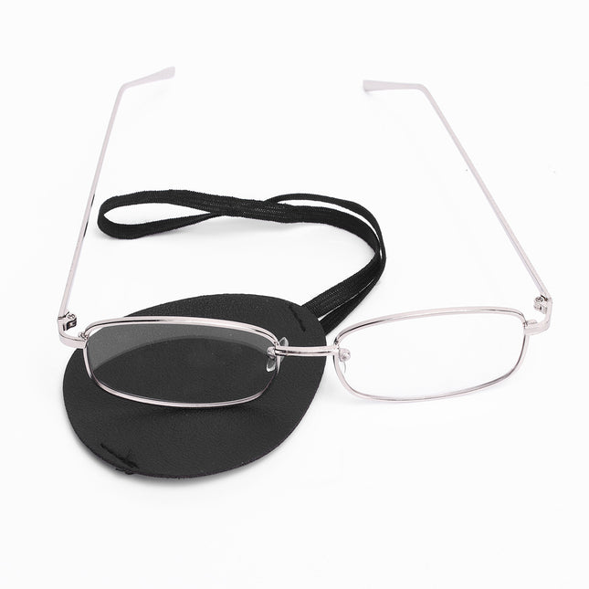 The Attack of the Giant Han Ji Zoye Metal Frame Glasses COS Props Eye Mask cosplay Accessories