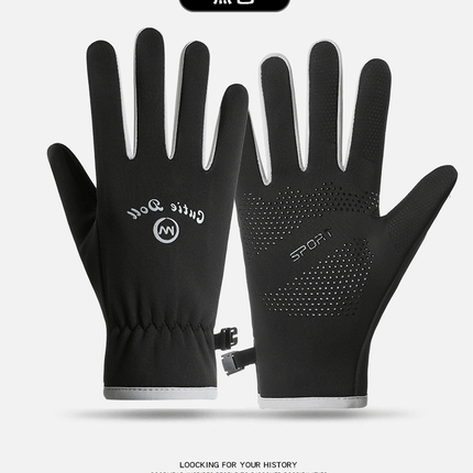Winter Ski Gloves for Men and Women, Outdoor Cycling, Velvet, Thickeneded, Touch Screen, Cold-Proof, Windproof, Warm, Sports, Waterproof and Non-Slip