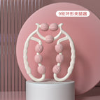 White and pink: nine-wheel leg clamp [lantern]]