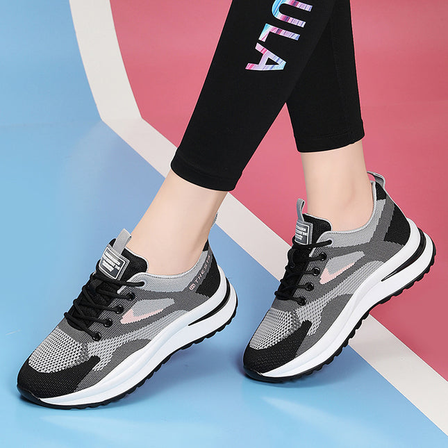 Sneaker subnet surface breathable sneaker women's all-match casual lightweight soft bottom running clunky shoes 2024 New