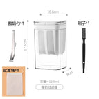 Muxi yogurt filter (1100ml) + filter*3 + yogurt spoon + cleaning brush