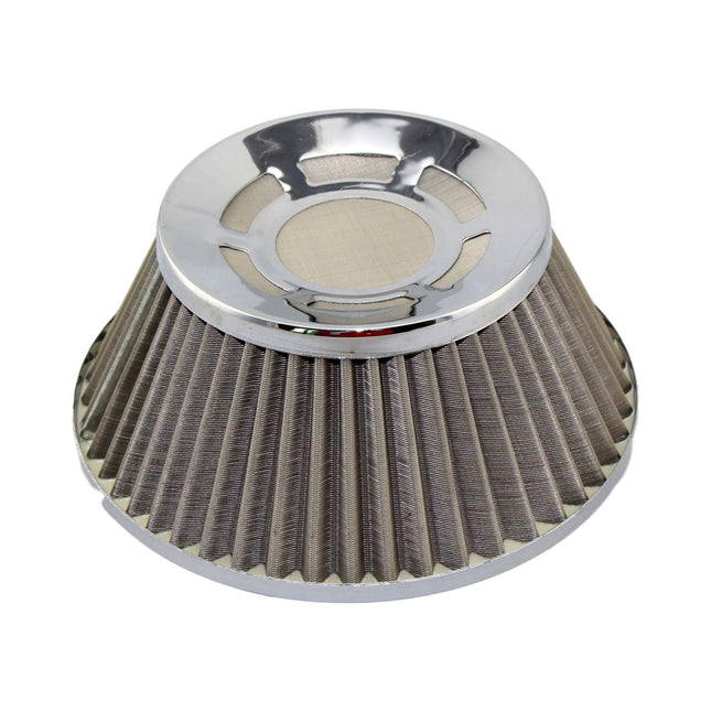 Car air filter high flow mushroom head engine intake modified mushroom head stainless steel mesh filter