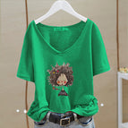 V emerald green explosive head / 3XL