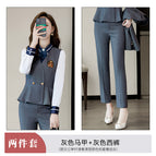 912 gray vest gray pants / 3XL