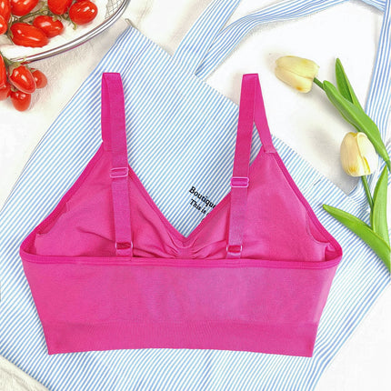 Cross-border New Tight Yoga Bra Vest European and American Sports Underwear Quick-drying Running Yoga Clothes Fitness Top Women