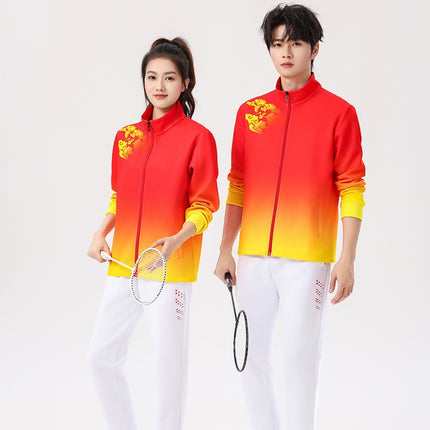 Walking Group Team Uniforms Badminton Women's and Men's Large Size Aerobics Performance Uniforms Sportswear Sports Games Sports Suits