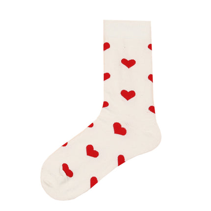 Street style cotton mid-tube socks 22 spring men's fashion brand stockings personality European and American women's pile socks sports skateboard socks