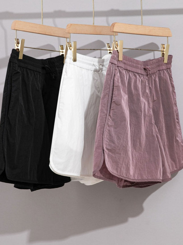 Women's suit Lightweight Jacket Shorts Split Loose Waist Anti-splashing Wrinkle Casual All-match Collar Summer New