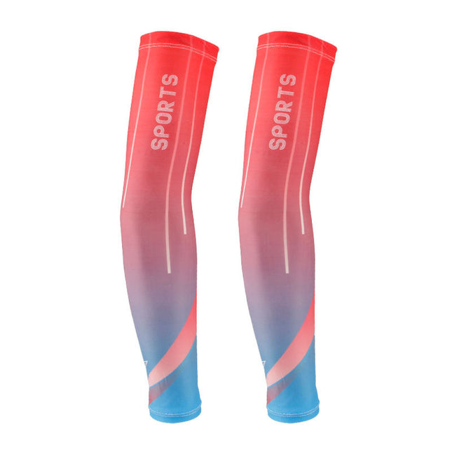 Ice Silk Thin Summer Sports Sun Protection Ice Sleeves Men's Sleeves Anti-Uv Outdoor Cycling and Driving Arm Sleeves